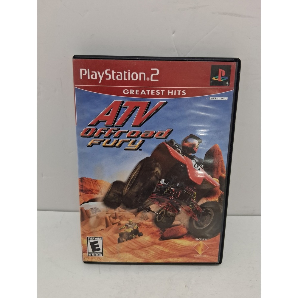 ATV Offroad Fury Sony PlayStation 2 PS2 Greatest Hits Complete CIB Racing Game